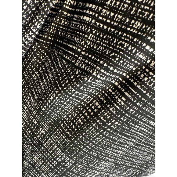 Lauren Ralph Lauren Stretch Drs Size 10 Cream & Black Jersey Long Sleeved Dress - Picture 5 of 8